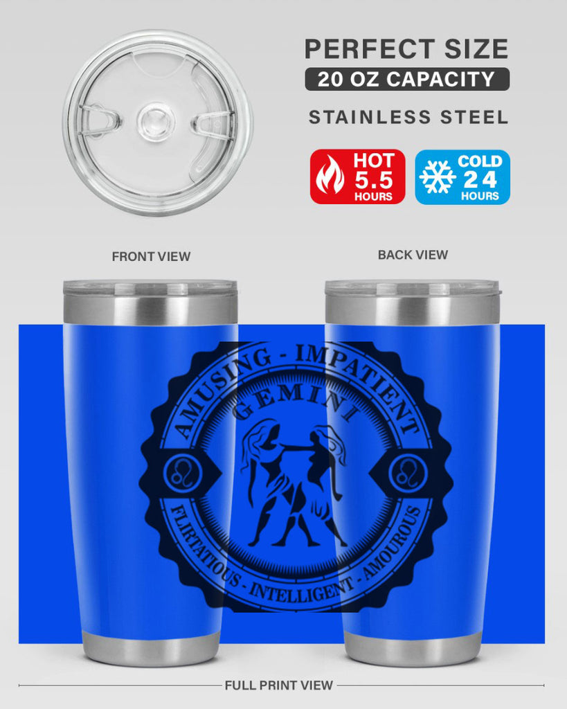 Gemini 11#- zodiac- Tumbler