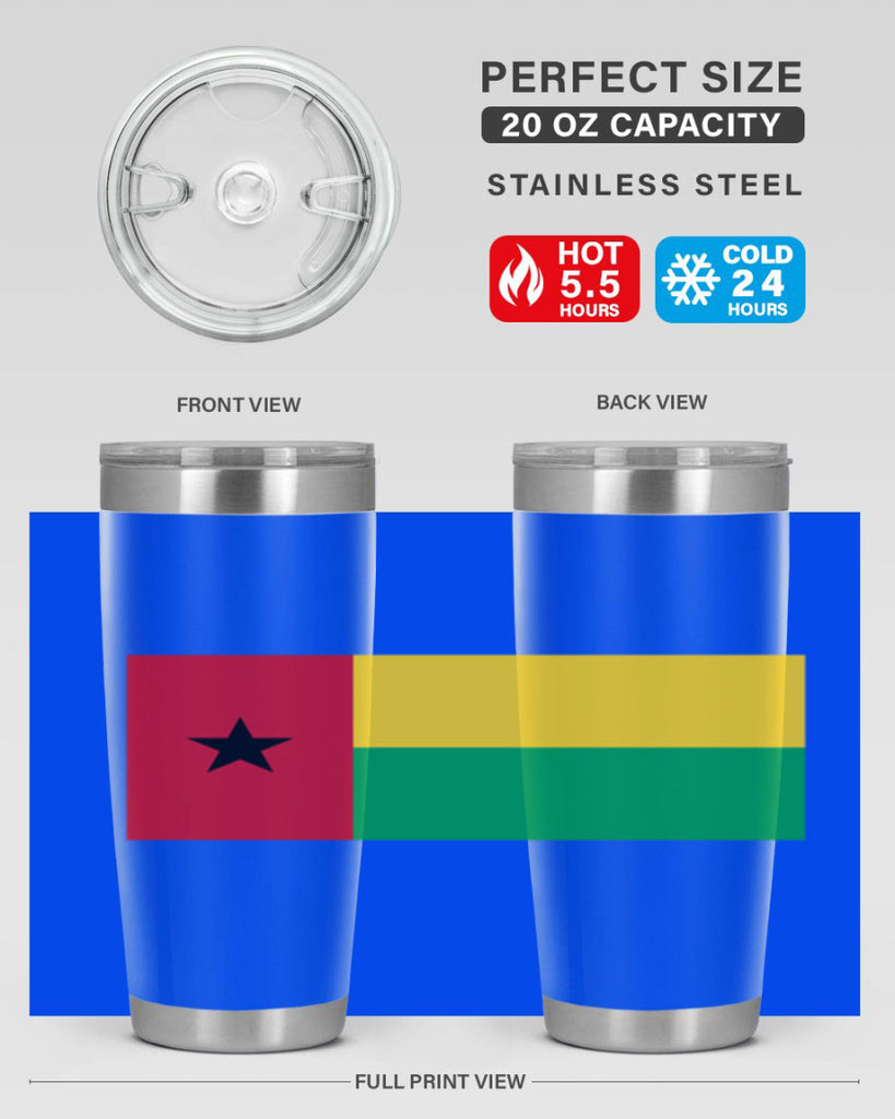 GuineaBissau 128#- world flags- Tumbler