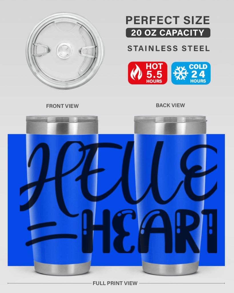 HELLO HEART  220#- spring- Tumbler