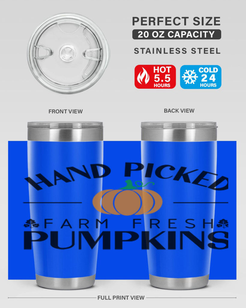 Hand Picked Farm Fresh Pumpkins 215#- fall- Tumbler