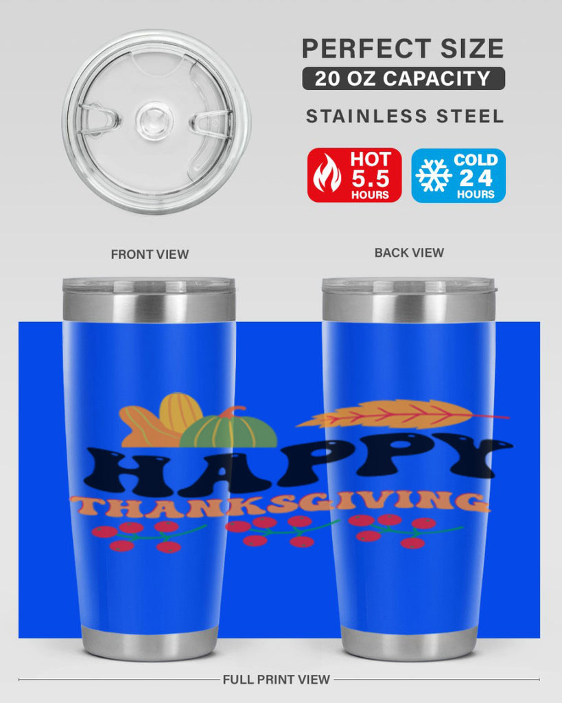 Happy Thanksgiving 251#- fall- Tumbler