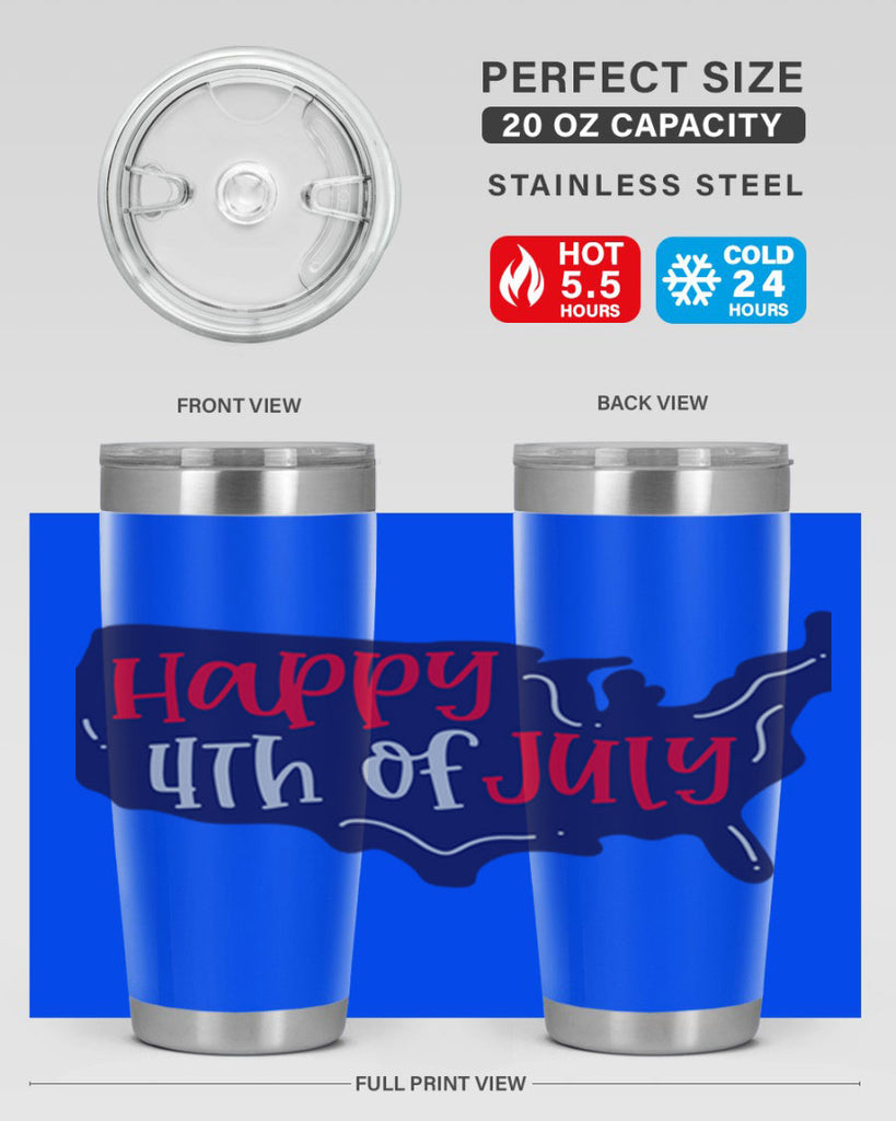 Happy th Of July Style 153#- Fourt Of July- Tumbler