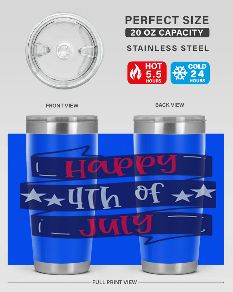Happy th Of July Style 154#- Fourt Of July- Tumbler