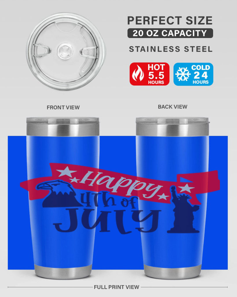 Happy th Of July Style 156#- Fourt Of July- Tumbler