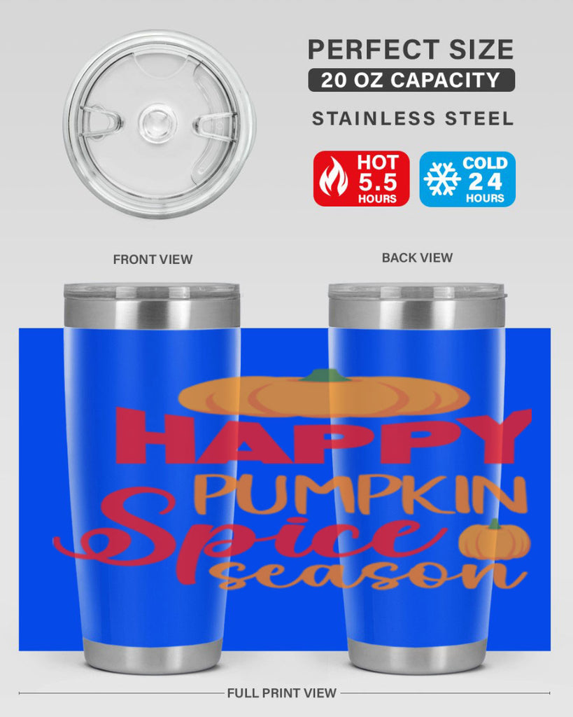 HappyPumpkinSpiceSeason 259#- fall- Tumbler