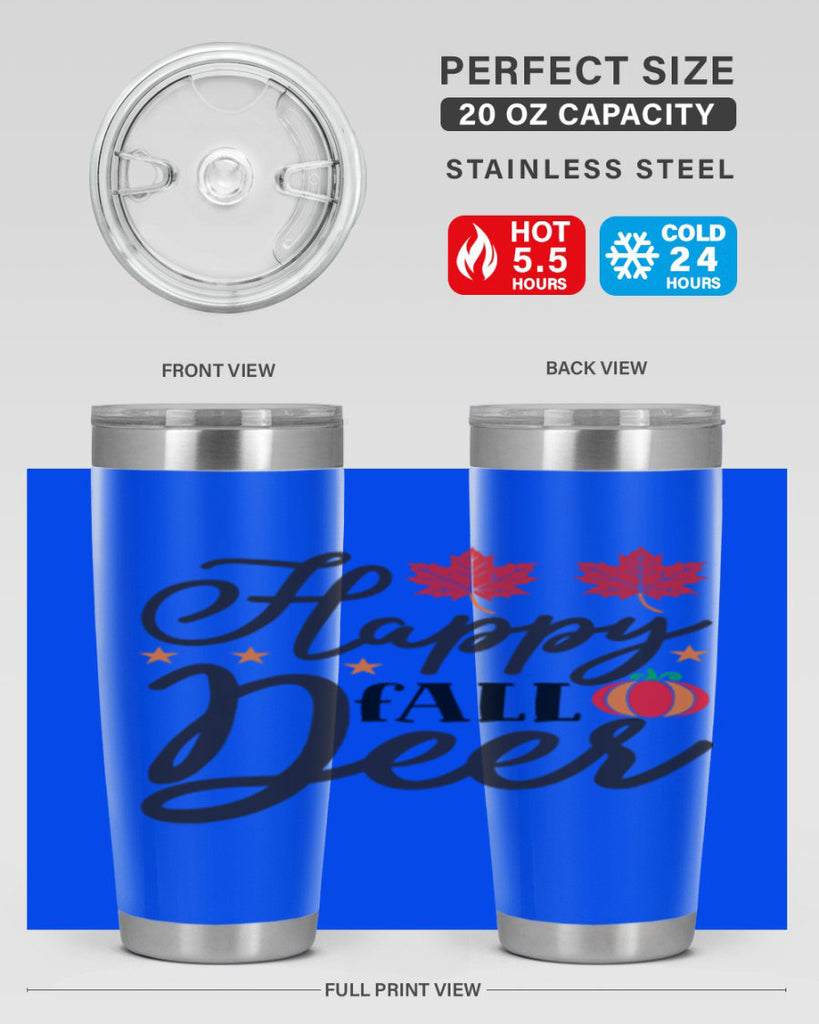 Happyfalldeer 254#- fall- Tumbler