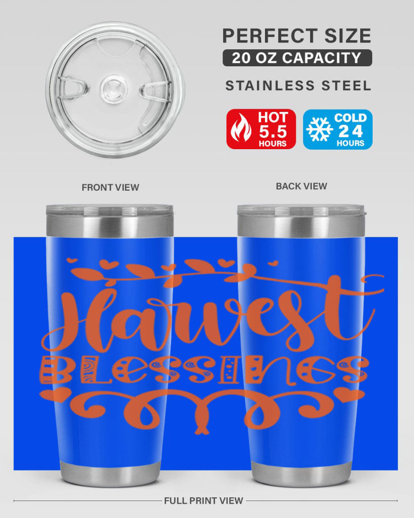 Harvest Blessings 266#- fall- Tumbler