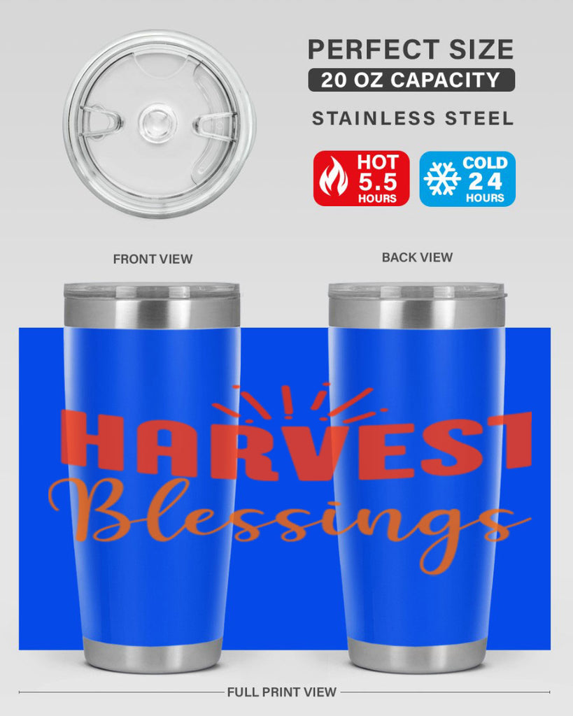 Harvest Blessings Design 264#- fall- Tumbler