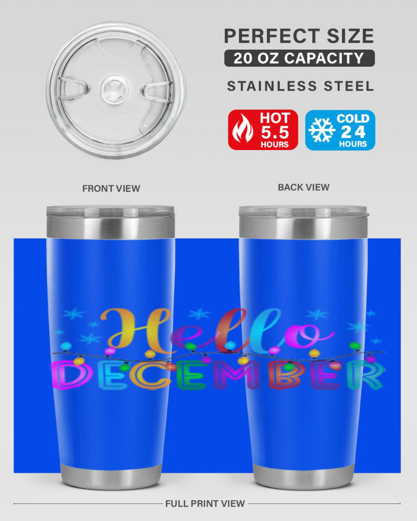 Hello December Winter 177#- winter- Tumbler