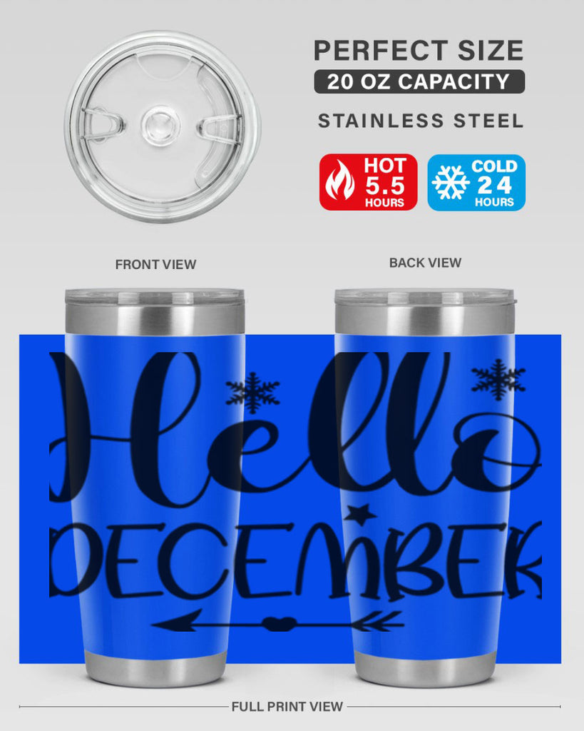 Hello December161#- winter- Tumbler