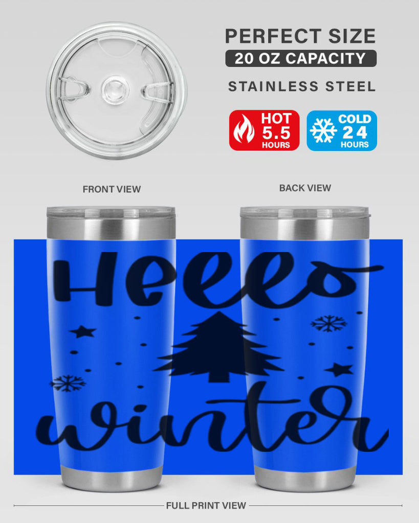 Hello Winter 162#- winter- Tumbler
