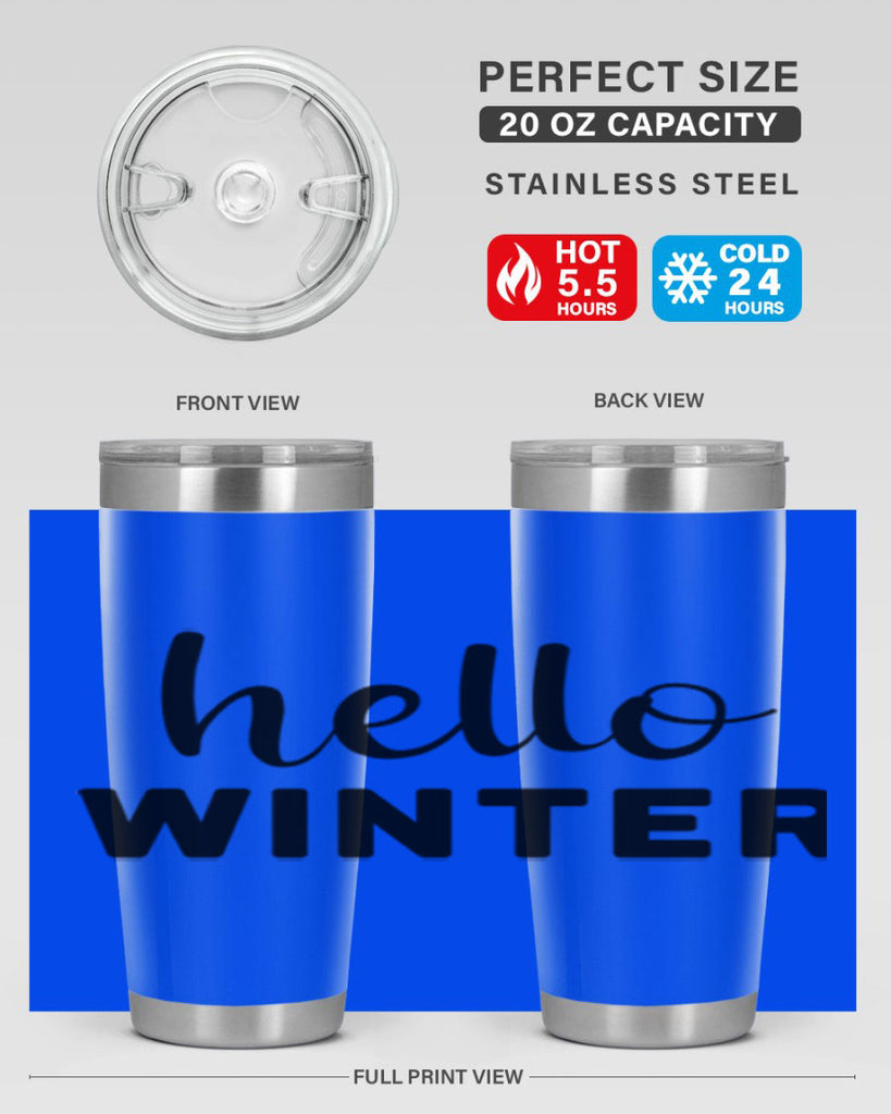 Hello Winter 186#- winter- Tumbler