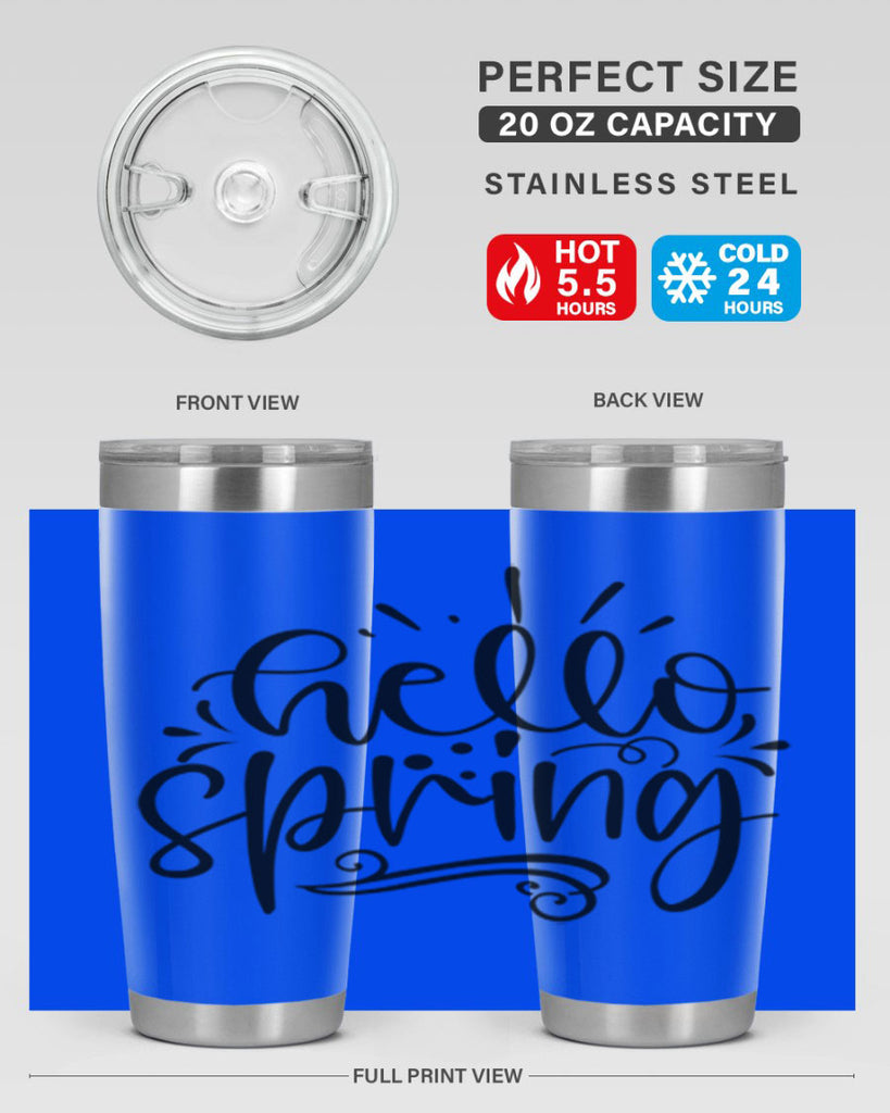 Hello spring 3#- spring- Tumbler