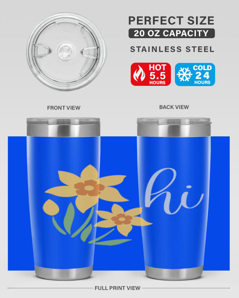Hi daffodil flower236#- spring- Tumbler