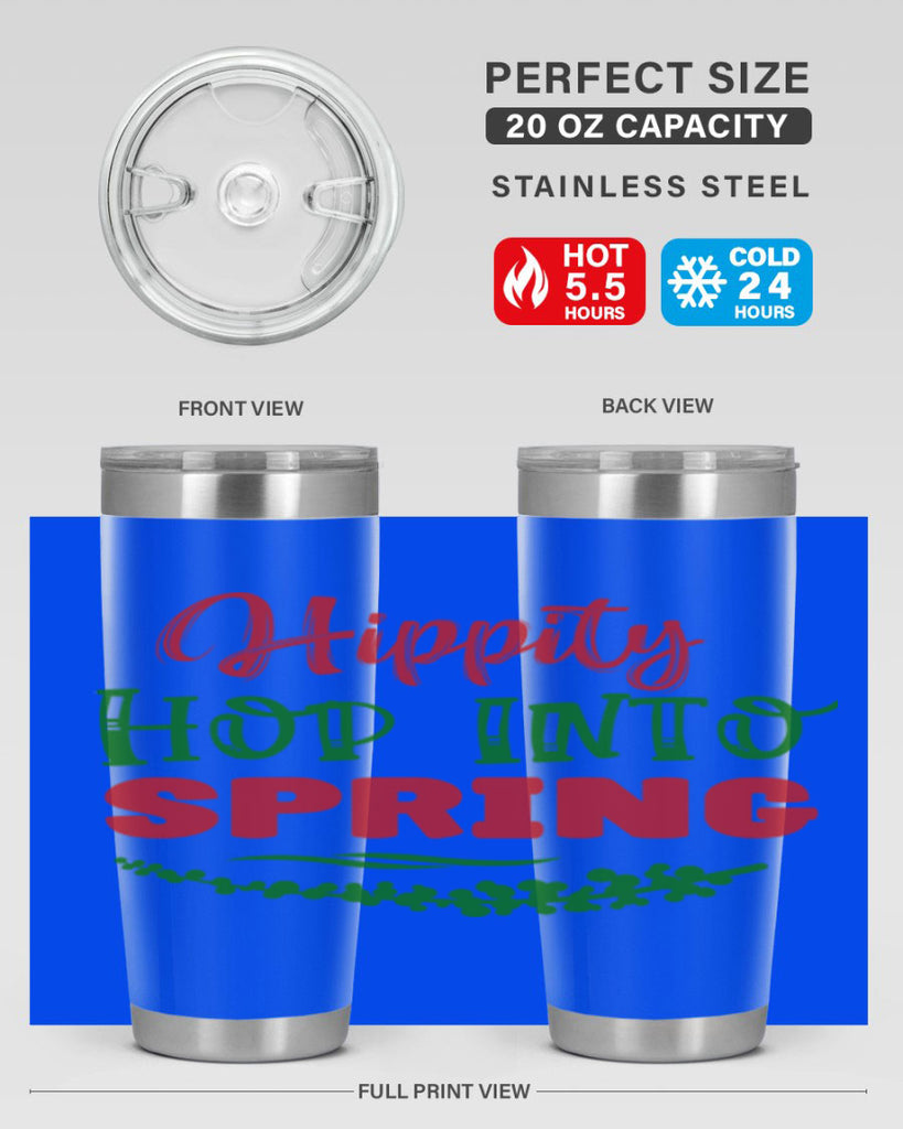 Hippity Hop into Spring 239#- spring- Tumbler