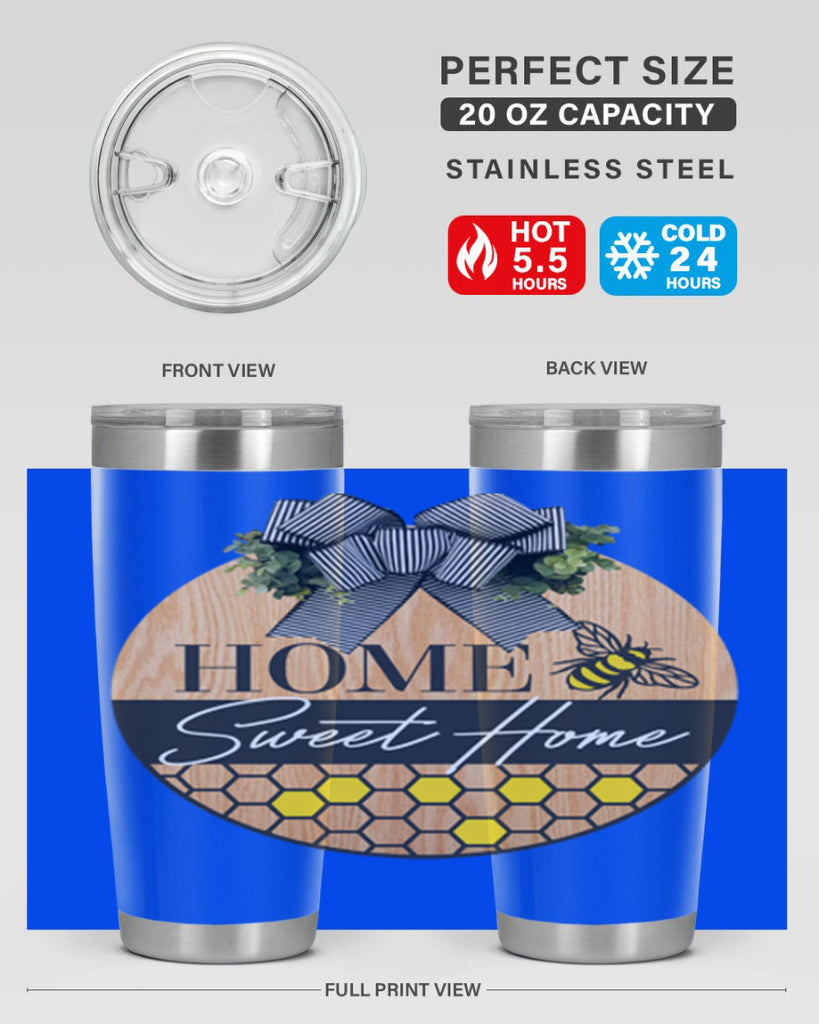 Home Sweet home bee and hive Mockup241#- spring- Tumbler