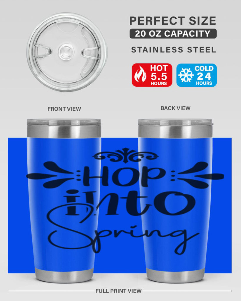 Hop into Spring 247#- spring- Tumbler