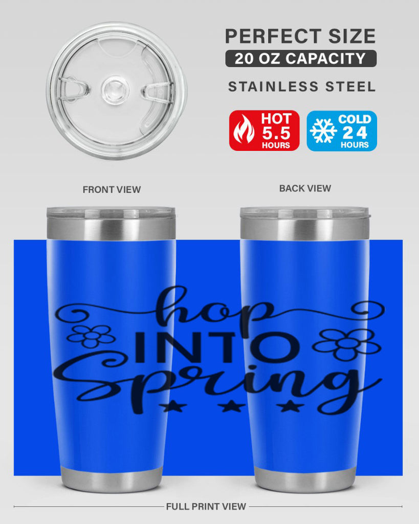 Hop into spring  252#- spring- Tumbler