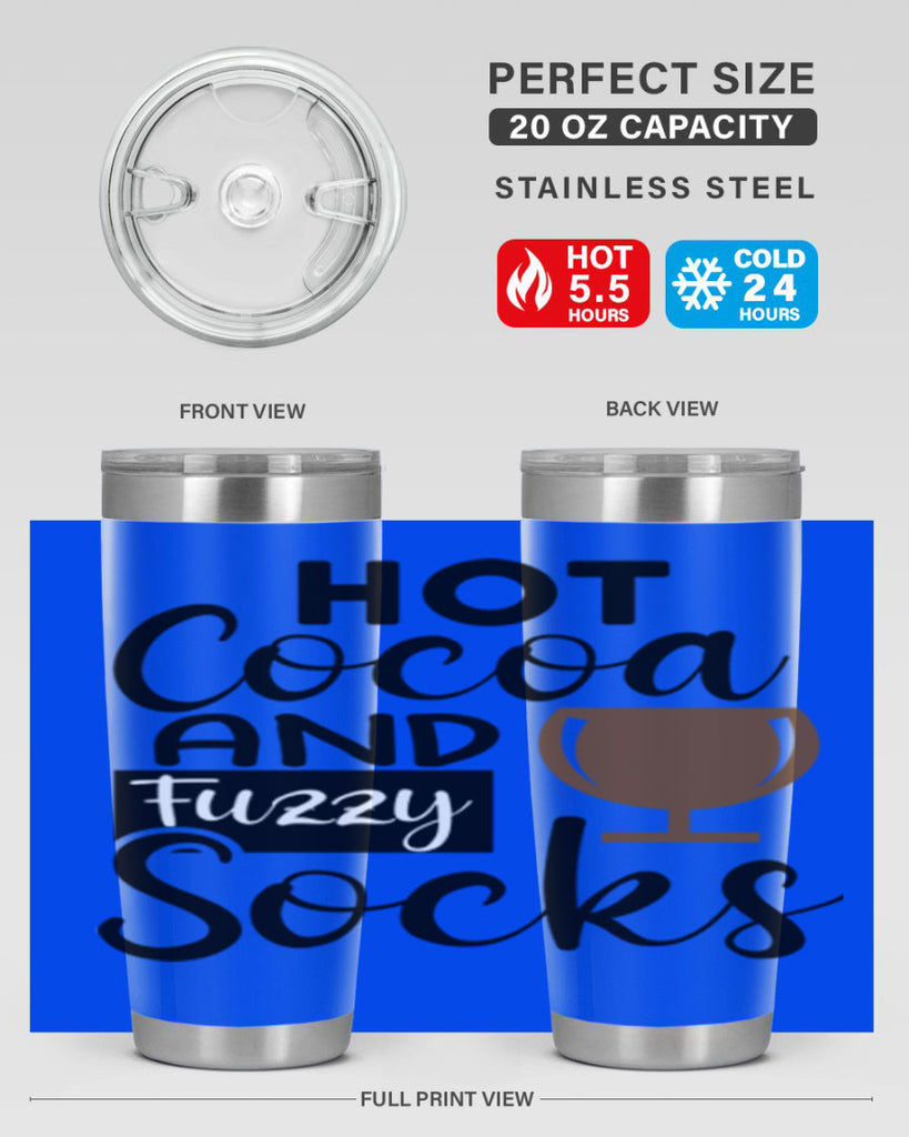 Hot Cocoa And Fuzzy Socks 218#- winter- Tumbler