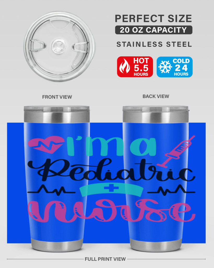 Im A Pediatric Nurse Style Style 155#- nurse- tumbler