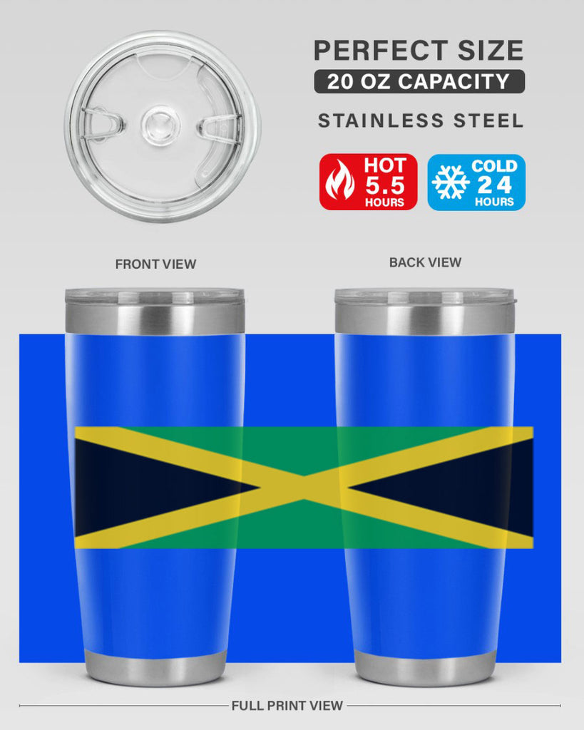 Jamaica 114#- world flags- Tumbler