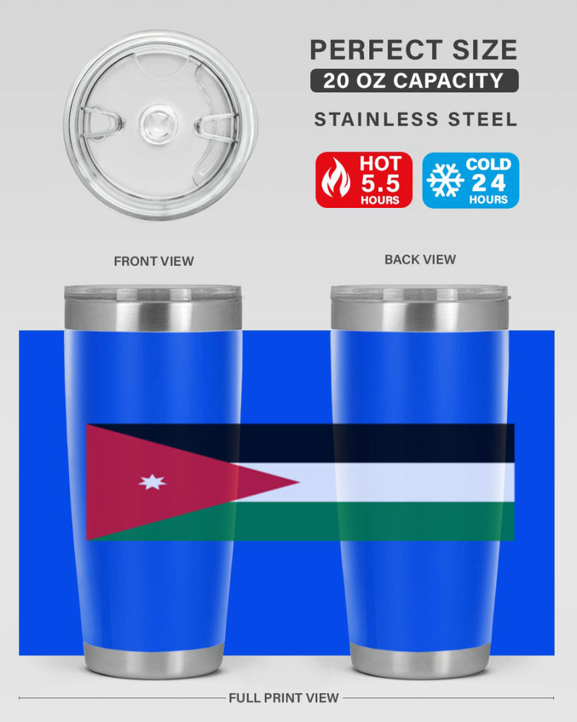 Jordan 112#- world flags- Tumbler