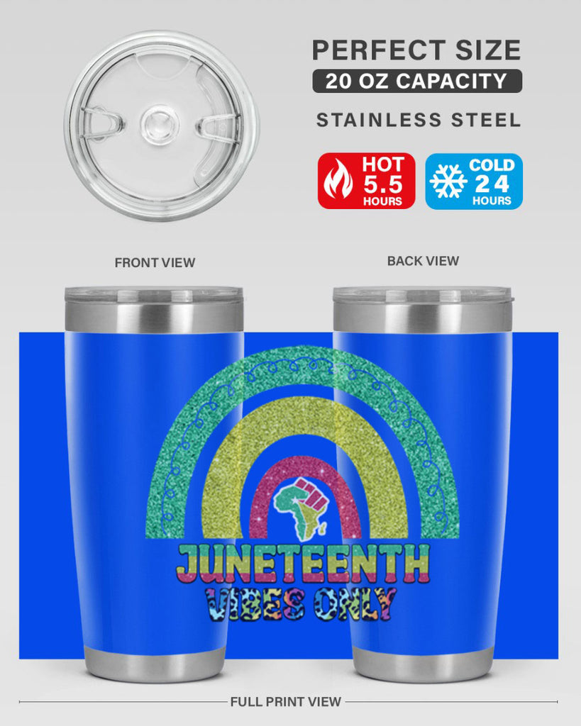 Juneteenth Vibes Only 5#- Juneteenth- tumbler