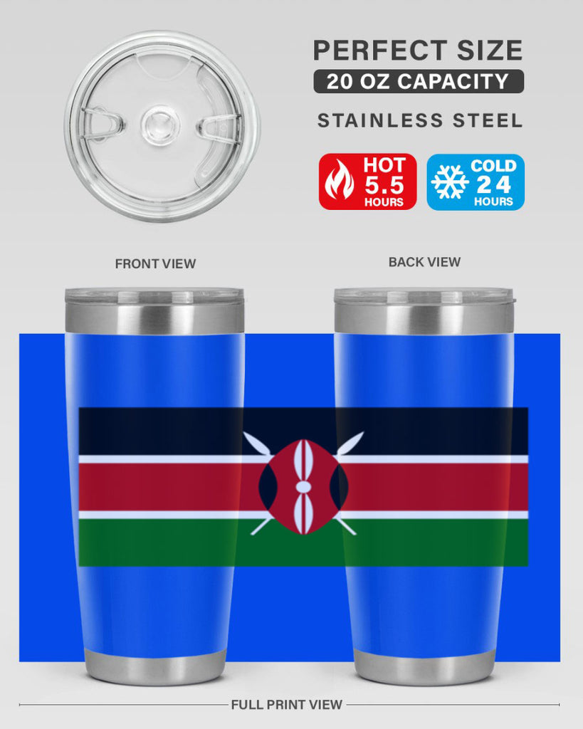 Kenya 110#- world flags- Tumbler