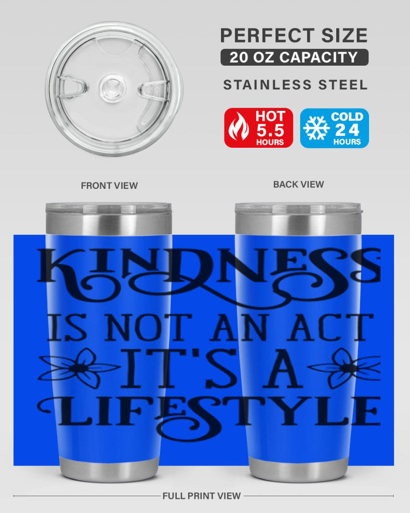 Kindness is not an act 295#- spring- Tumbler