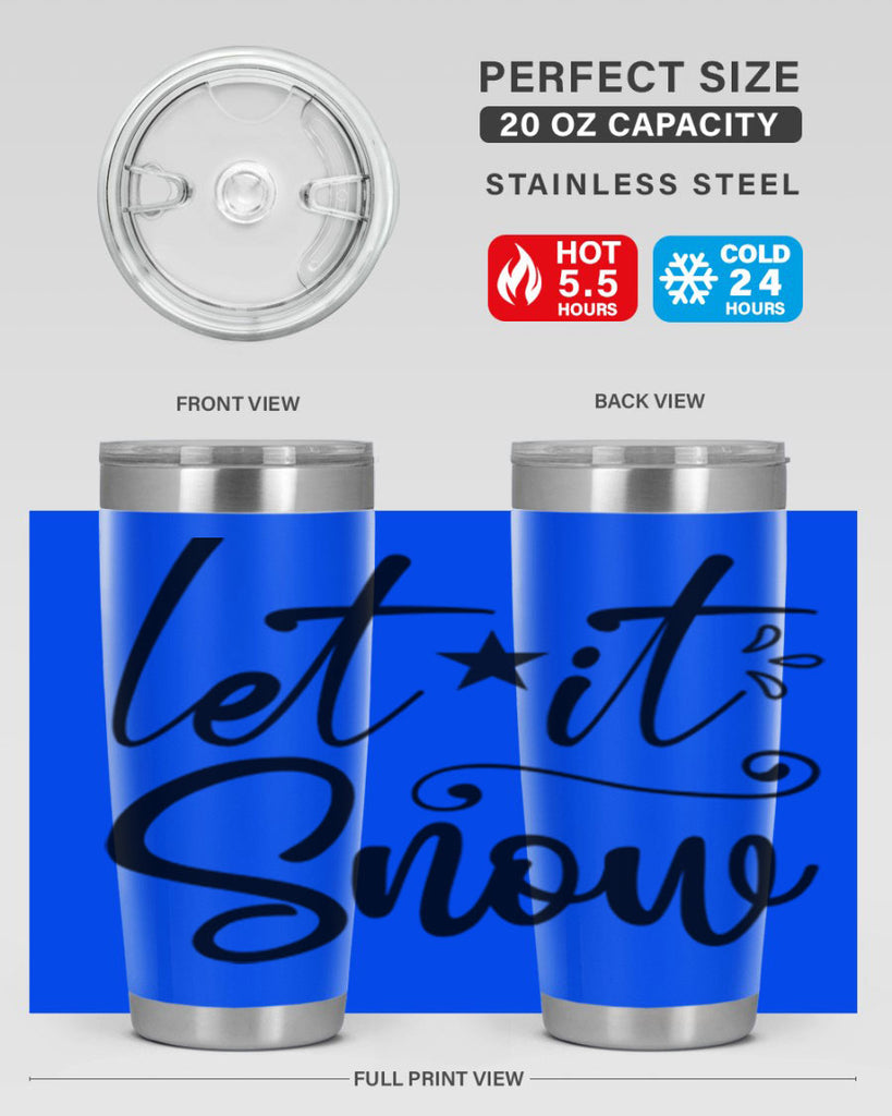 Let it snow 292#- winter- Tumbler