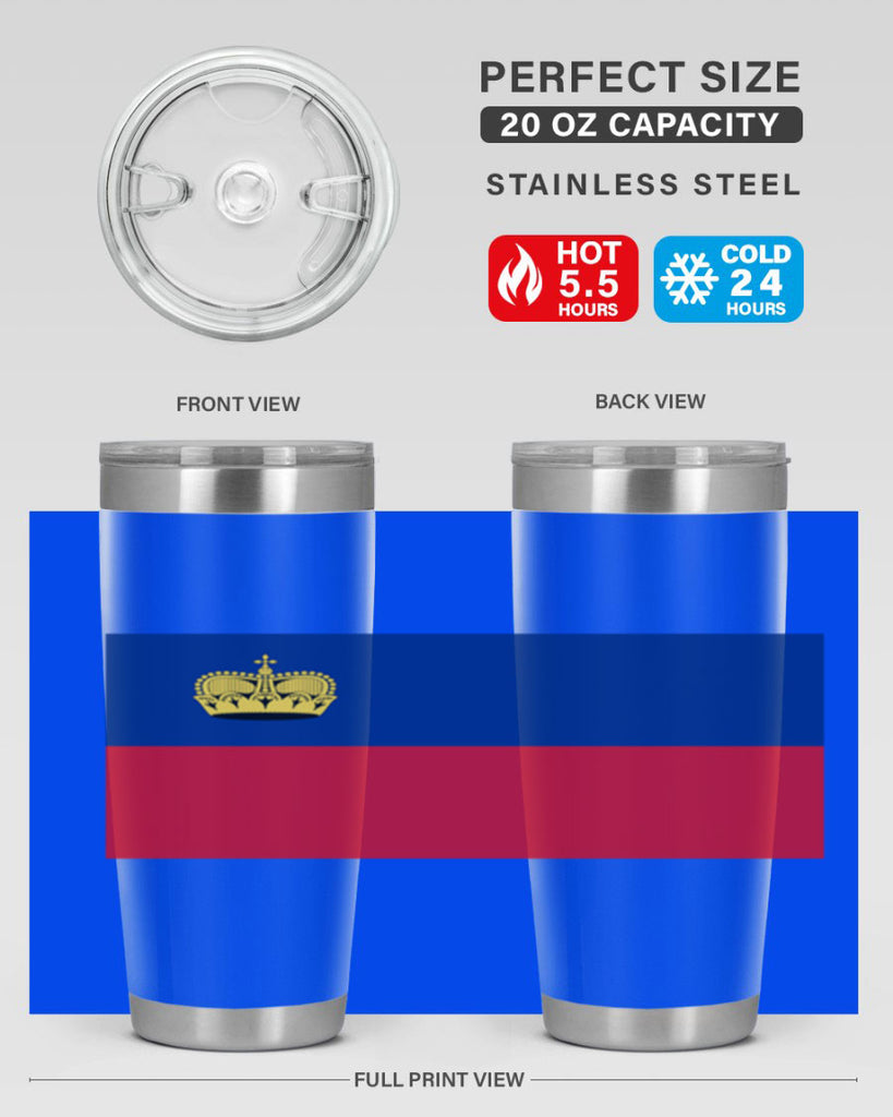 Liechtenstein 99#- world flags- Tumbler