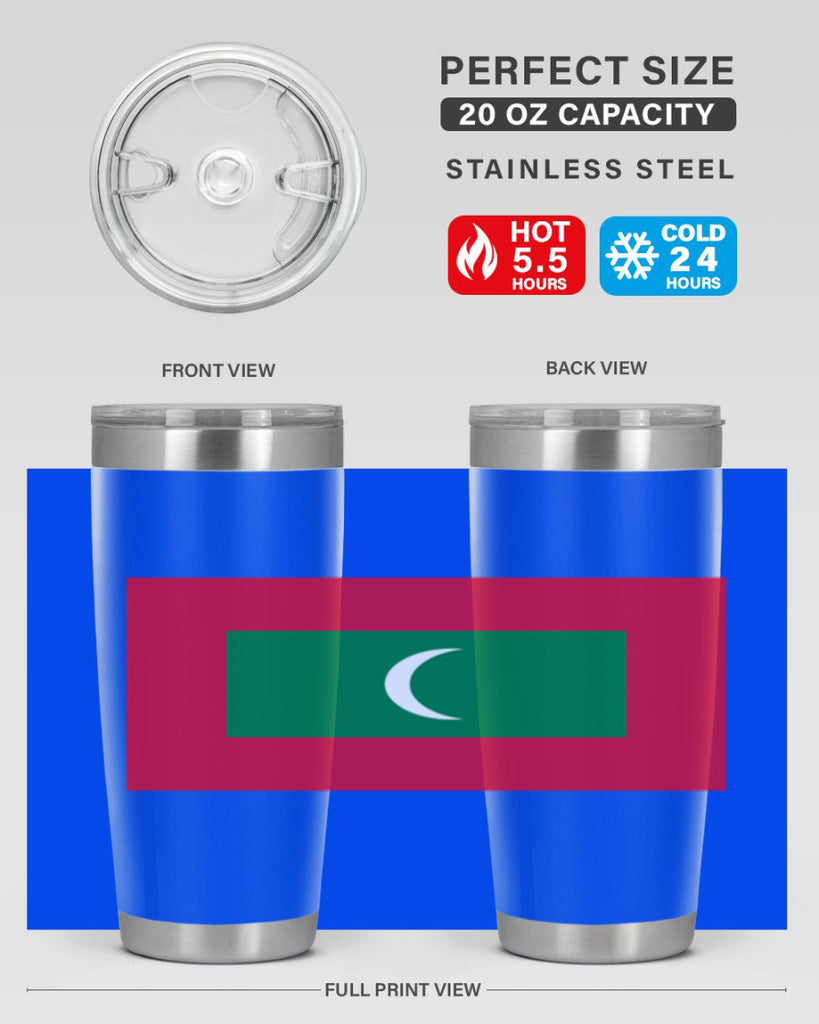 Maldives 93#- world flags- Tumbler