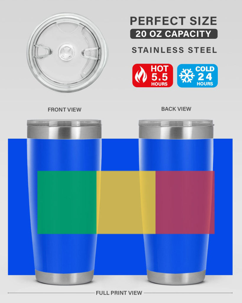 Mali 92#- world flags- Tumbler
