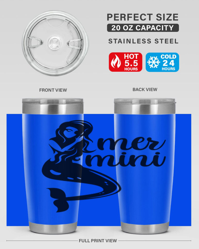 Mer mini 352#- mermaid- Tumbler