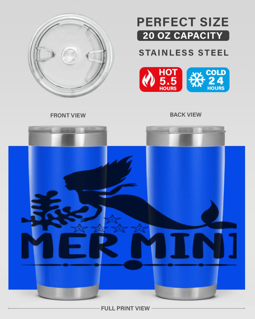 Mer mini 353#- mermaid- Tumbler