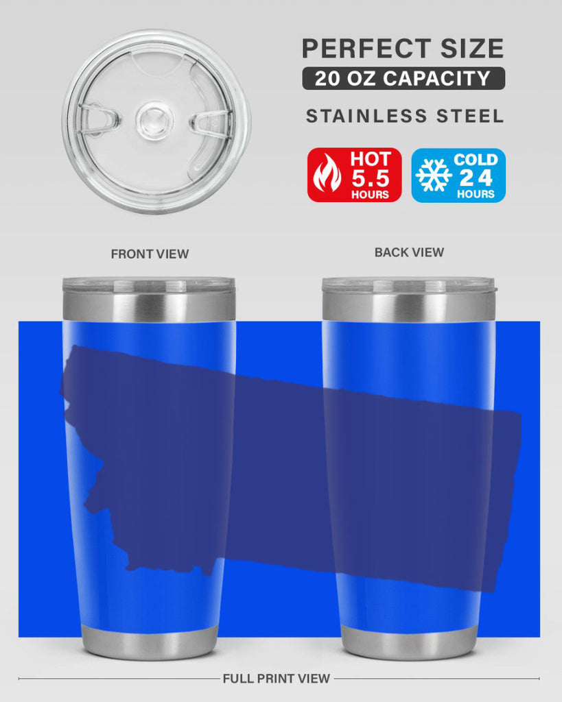 Montana 25#- stateflags- Tumbler