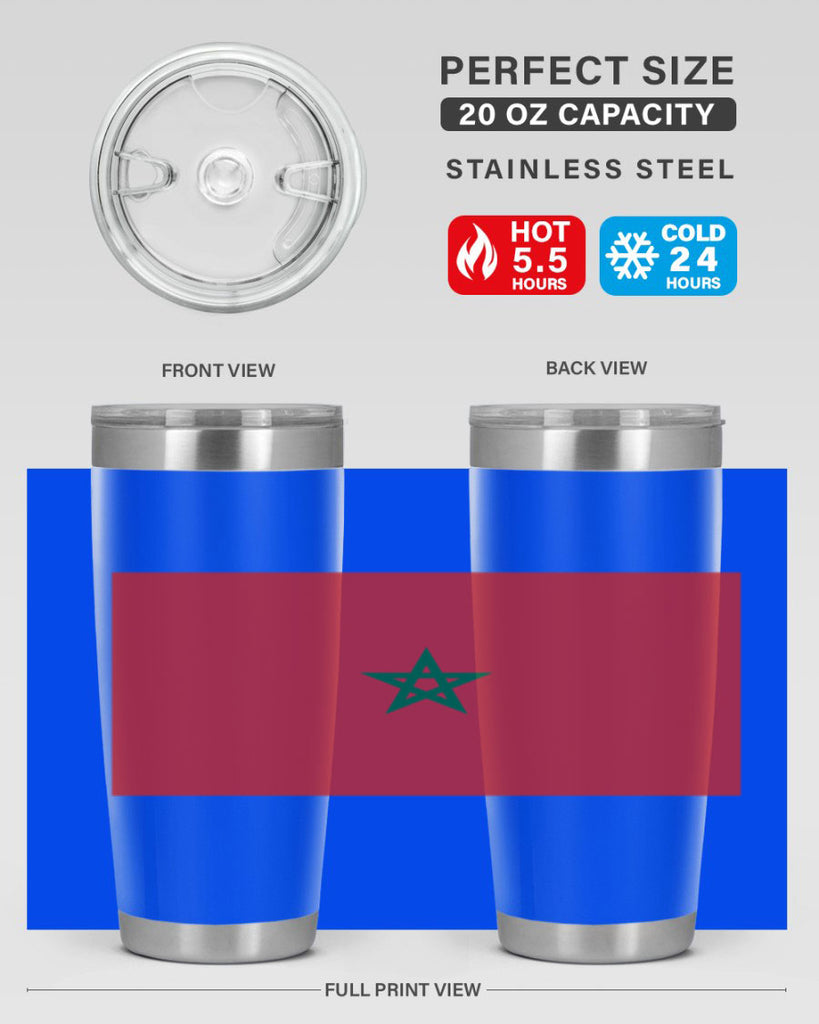 Morocco 81#- world flags- Tumbler
