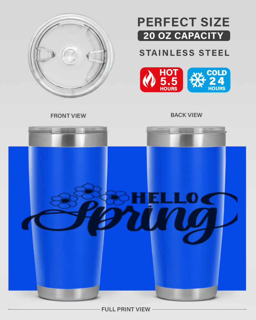 PNG_Hello Spring393#- spring- Tumbler