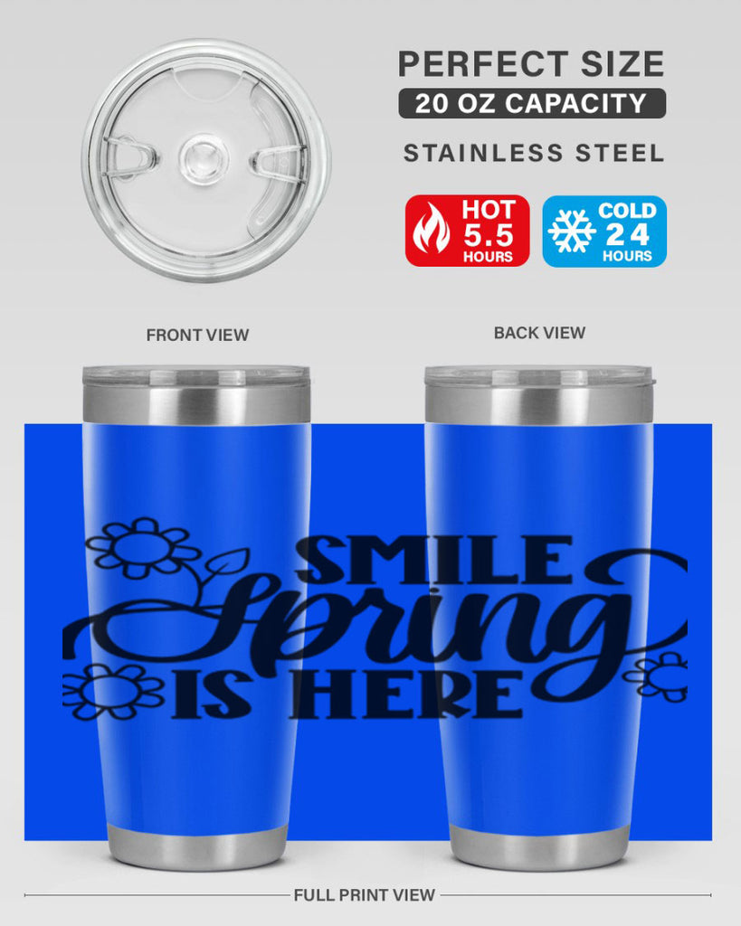 PNG_Smile Spring Is Here395#- spring- Tumbler
