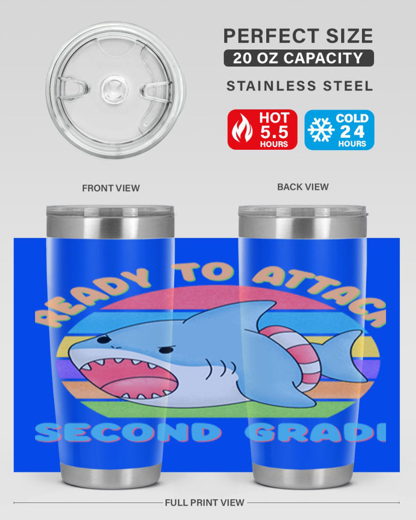 Ready to Attack 2nd Grade 19#- second grade- Tumbler