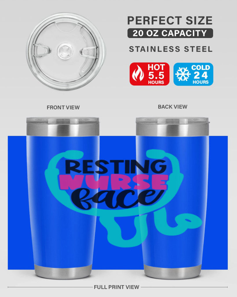 Resting Nurse Face Style Style 57#- nurse- tumbler
