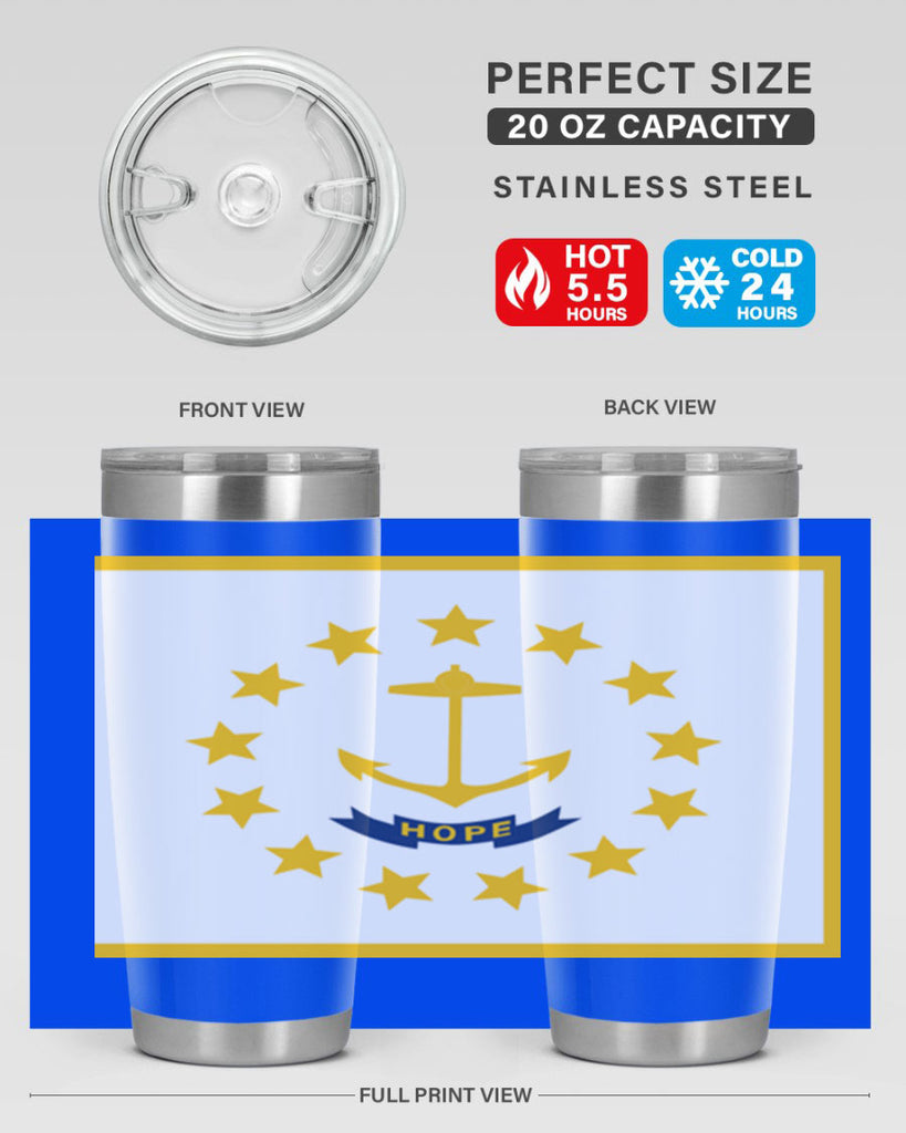 Rhode Island 13#- Us Flags- Tumbler