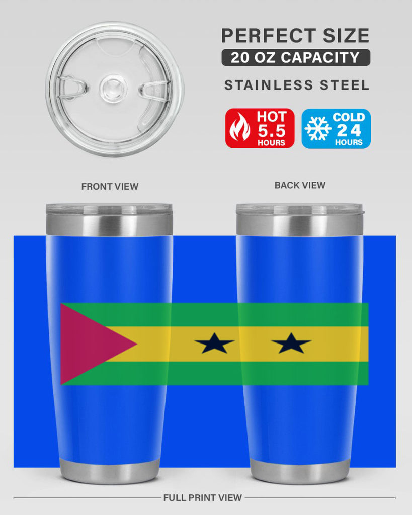 Sao Tome and Principe 47#- world flags- Tumbler