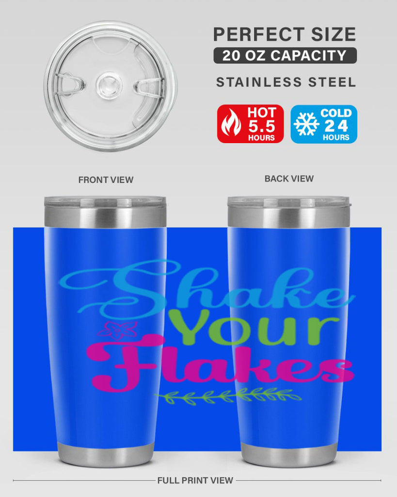 Shake Your Flakes 356#- winter- Tumbler