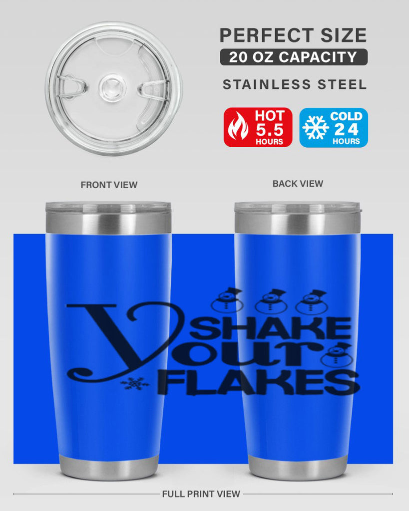 Shake Your Flakes 357#- winter- Tumbler
