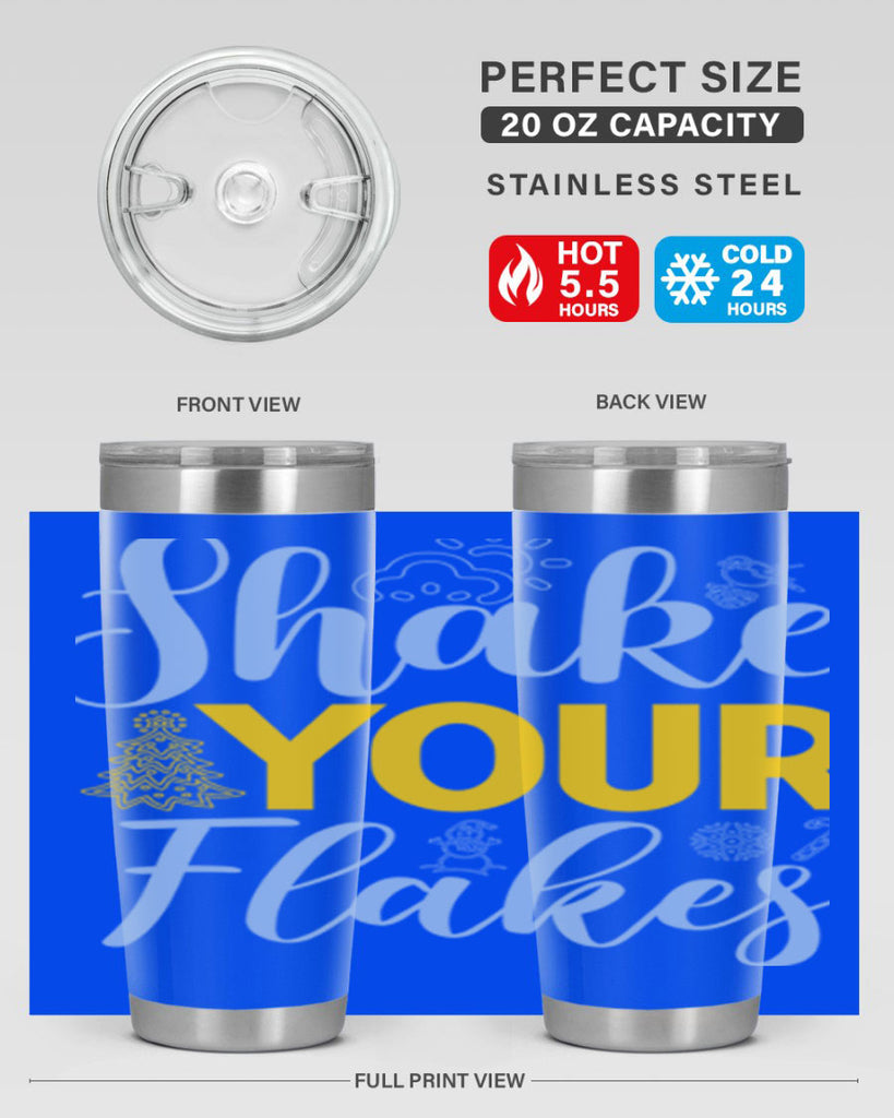 Shake your flakes361#- winter- Tumbler