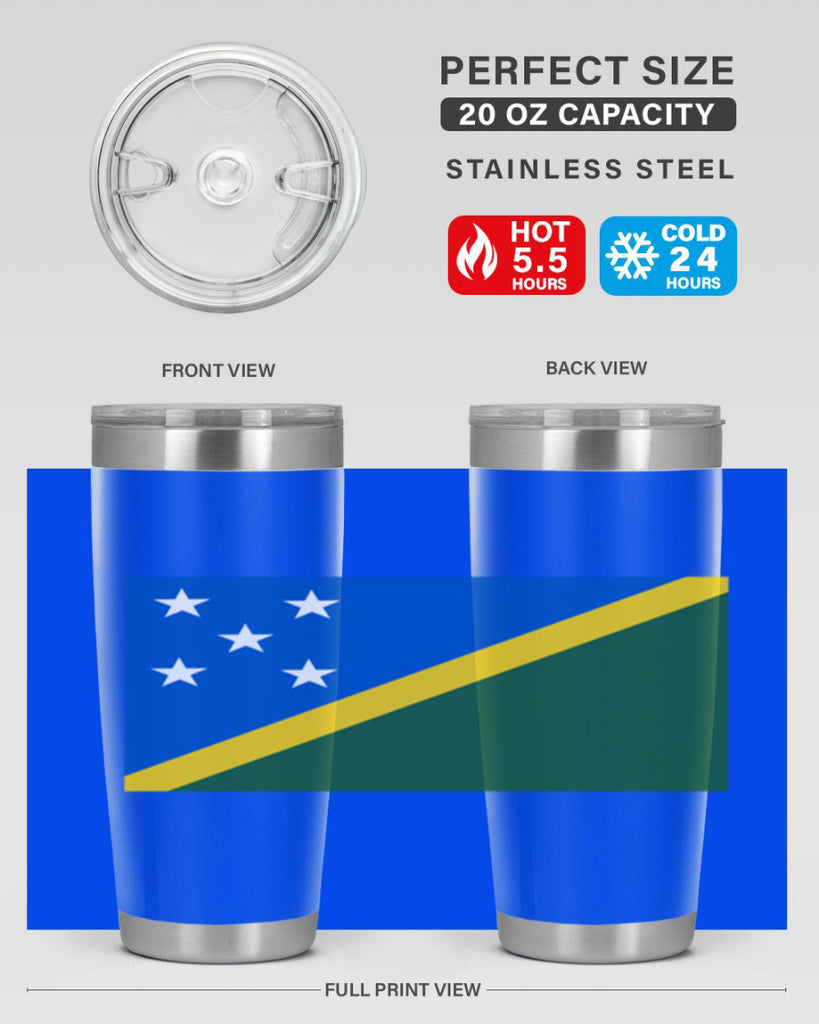 Solomon Islands 38#- world flags- Tumbler