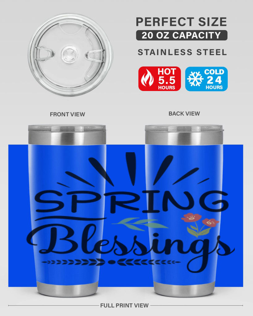 Spring Blessings  482#- spring- Tumbler