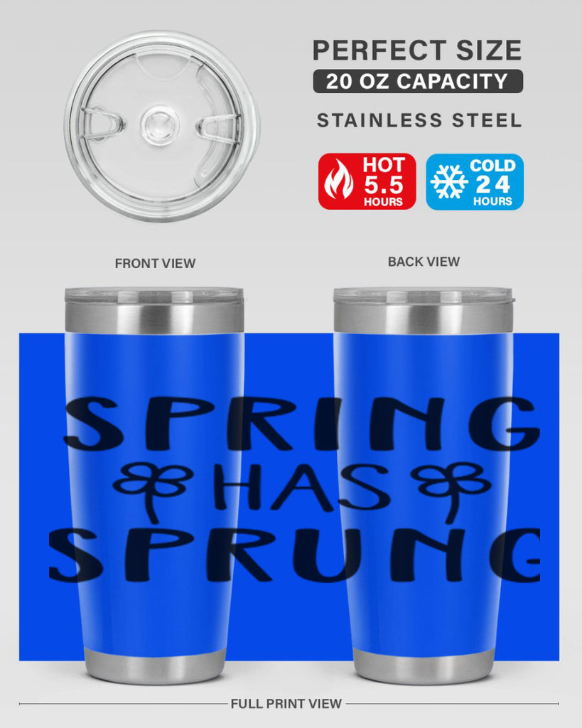 Spring has sprung design  490#- spring- Tumbler