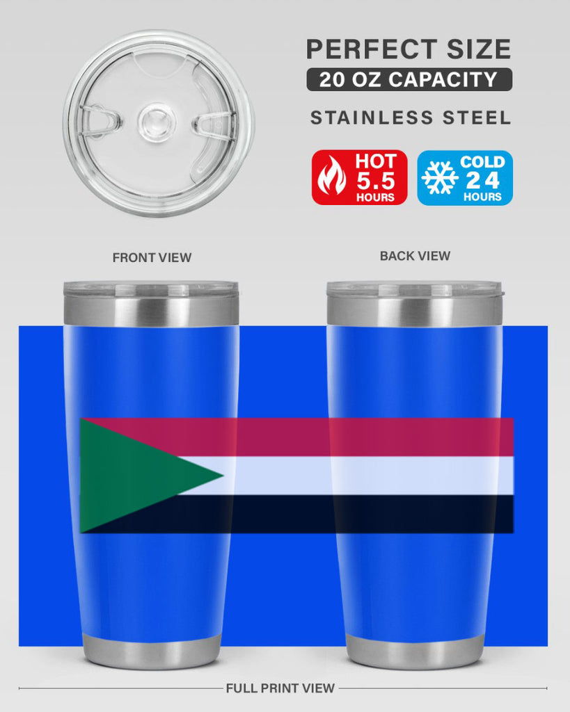 Sudan 31#- world flags- Tumbler